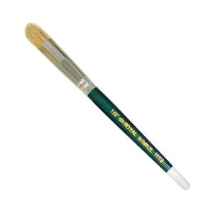 Royal Langnickel White Bristle Stencil Brush - Domed 1/2"